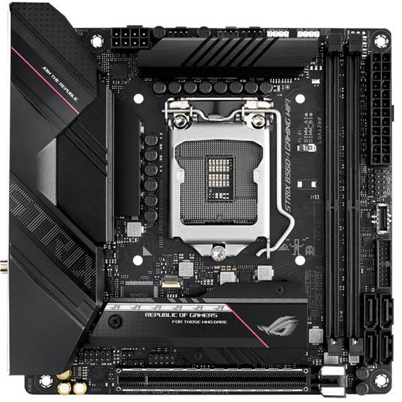 Материнcька плата ASUS STRIX_B560-I_GAMING_WIFI s1200 B560 2xDDR4 M.2 HDMI-DP Wi-Fi!!!BT mITX