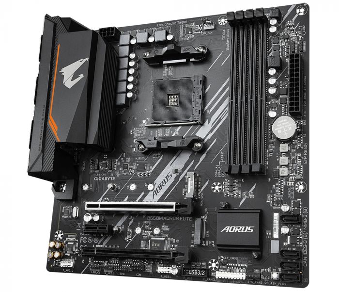 Материнська плата GIGABYTE B550M AORUS ELITE