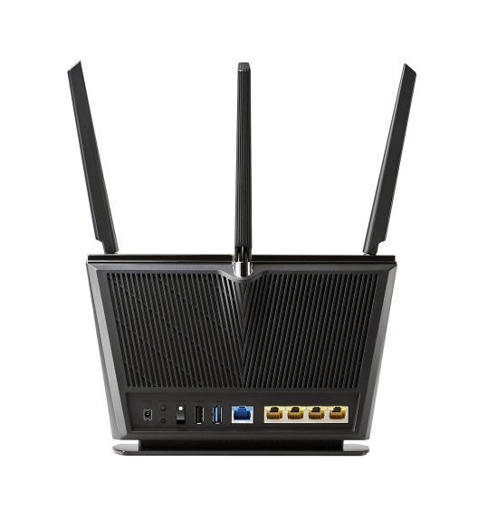 Маршрутизатор ASUS RT-AX68U AX2700 4xGE LAN 1xGE WAN 1xUSB3.0 1xUSB2.0 MU-MIMO OFDMA MESH