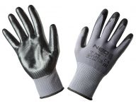 Рукавички робочі NEO, нейлон з покриттям нітрил, р. 9