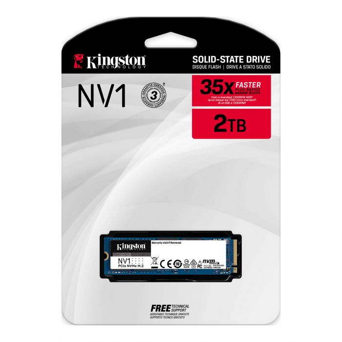 Накопичувач SSD Kingston M.2 2TB PCIe 3.0 NV1