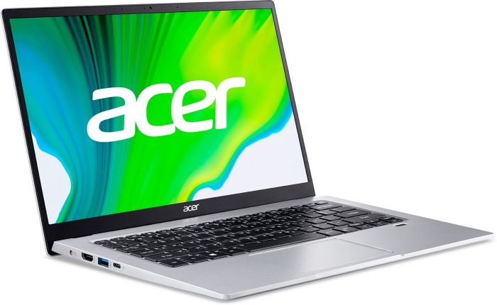 Ноутбук Acer Swift 1 SF114-34 14FHD IPS/Intel Pen N6000/8/256F/int/Lin/Silver