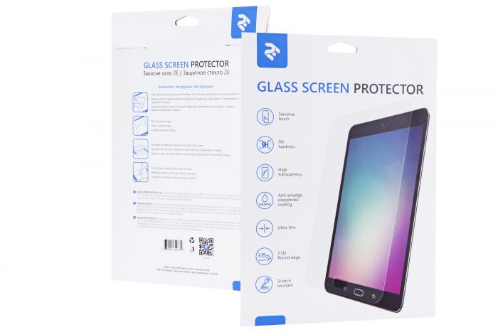 Захисне скло 2E для Samsung Galaxy Tab A7 (SM-T500/T505), 2.5D, Clear