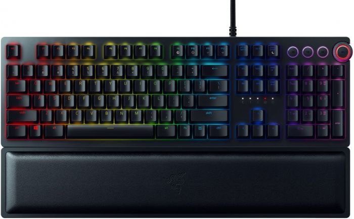 Клавіатура ігрова Razer Huntsman Elite Linear Optical Switch USB US RGB, Black