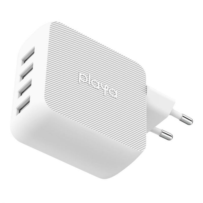 Мережевий ЗП Playa by Belkin Home Charger 40W 4-PORT USB 2.4A, white