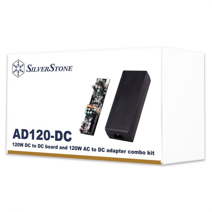 Блок живлення SilverStone SilverStone AD120-DC (120W),24+8,3xSATA,1x4pin,кабель живлення