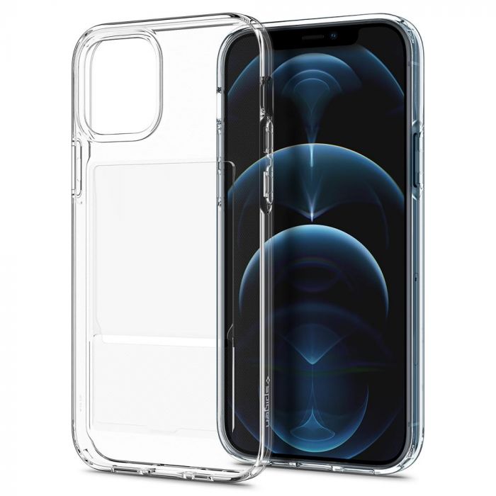 Чохол Spigen для Apple iPhone 12 /12 Pro Crystal Slot, Crystal Clear