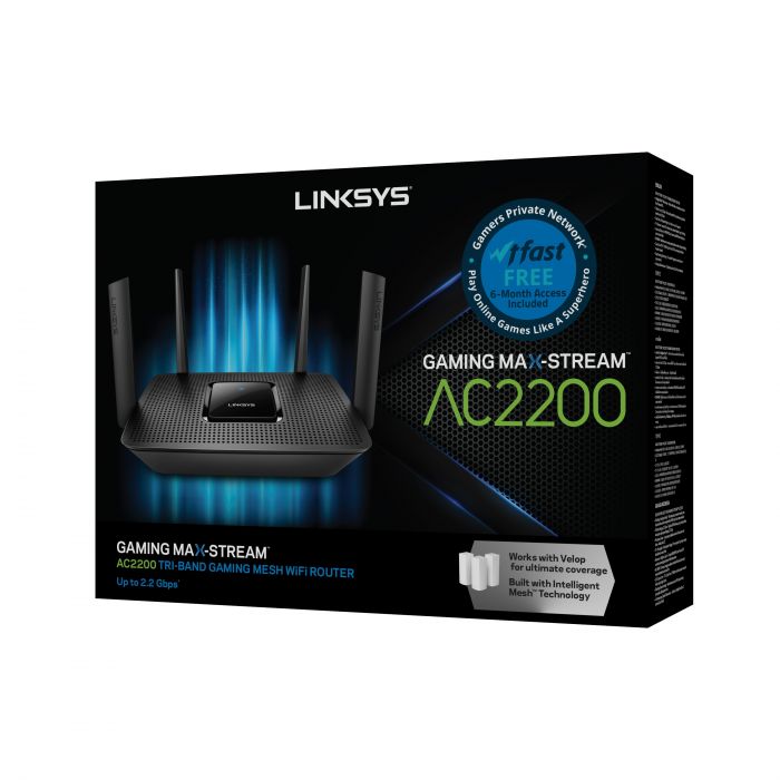 Маршрутизатор LINKSYS MR8300 AC2200, MESH, 4xGE LAN, 1xGE WAN, 1xUSB 3.0, BT, 4х зовнішн. ант.