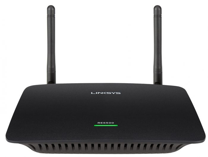 Розширювач WiFi-покриття LINKSYS RE6500 AC1200, 4xGE LAN, 1x3.5mm аудио, 2x зовнішн. ант.