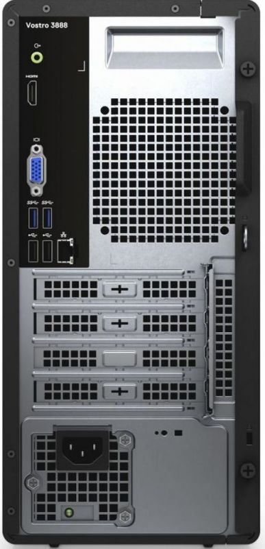 Персональний комп'ютер Dell Vostro 3888 MT/Intel i3-10100/8/1000/ODD/int/WiFi/kbm/Lin