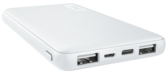 Портативний зарядний пристрій Trust Primo 10000 mAh White