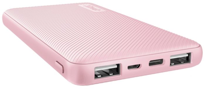 Портативний зарядний пристрій Trust Primo 10000 mAh Pink