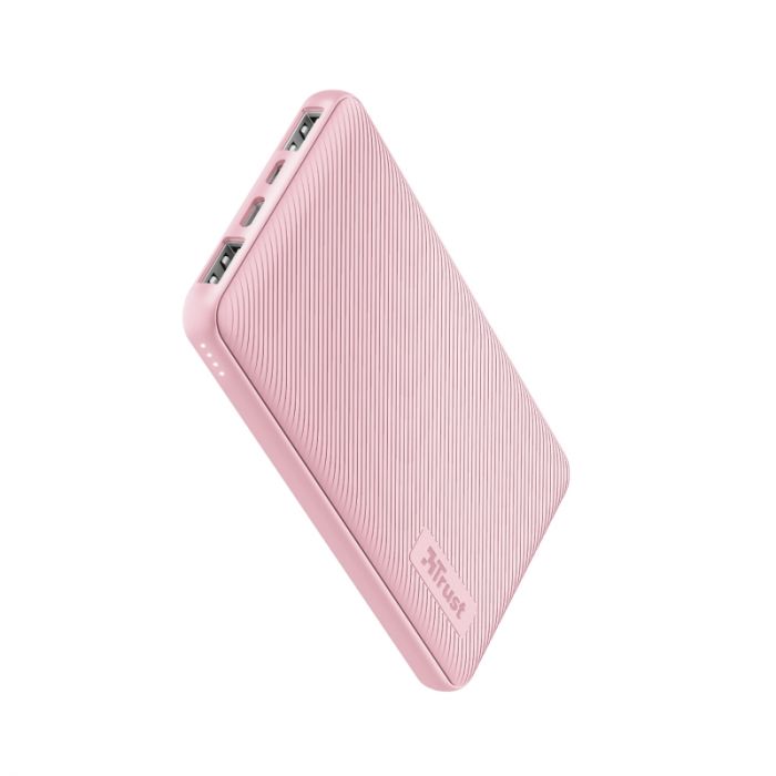 Портативний зарядний пристрій Trust Primo 10000 mAh Pink