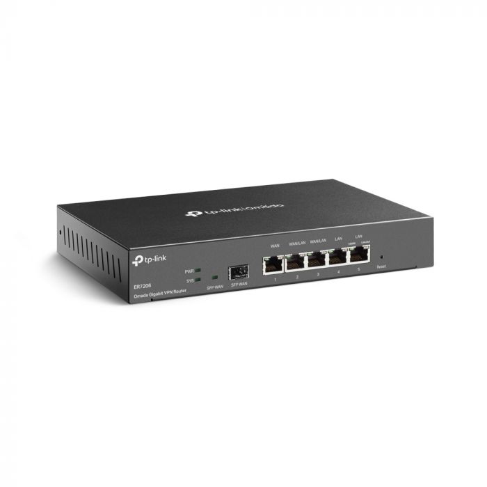 Мультисервісний маршрутизатор TP-LINK ER7206 2xGE LAN 1xGE WAN 2xGE LAN 1xSFP VPN Omada