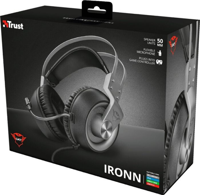 Гарнітура Trust GXT430 Ironn 3.5mm Grey