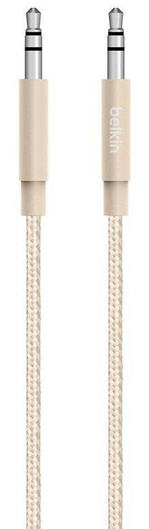 Кабель Belkin jack 3.5mm - jack 3.5mm Premium 1.2m, gold