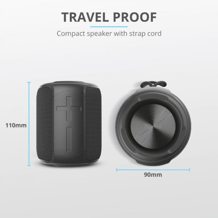 Акустична система Trust Caro Compact Bluetooth Speaker Black