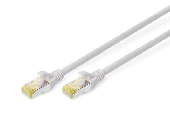 Патч-корд DIGITUS CAT 6a S-FTP, 30м, AWG 26/7 сірого кольору