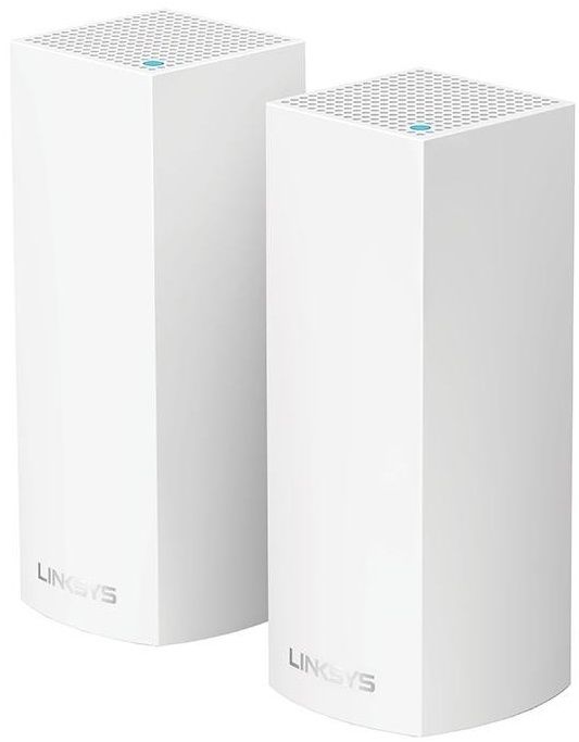 WiFi-система LINKSYS VELOP WHW0302 AC2200, MESH, 2xGE WAN/LAN, BT 4.0, біл. кол. (2шт.)