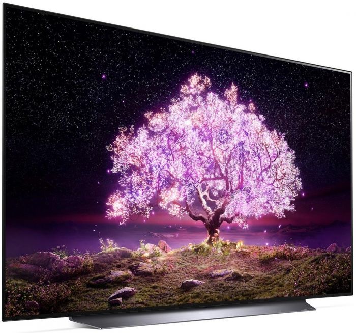 Телевiзор 55" OLED 4K LG OLED55C14LB Smart, WebOS, Ciрий