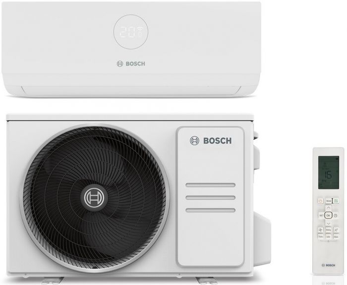 Кондиціонер Bosch CL3000i RAC 2,6, 9000 BTU, інвертор, 25 м2, A++/A+, R32, Wi-Fi