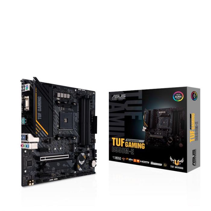 Материнcька плата ASUS TUF GAMING B550M-E sAM4 B550 4xDDR4 M.2 HDMI-VGA-DP mATX