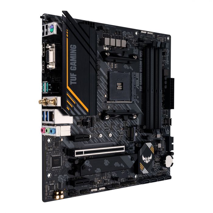 Материнcька плата ASUS TUF_GAMING_B550M-E_WIFI sAM4 B550 4xDDR4 M.2 HDMI-DP Wi-Fi!!!BT mATX