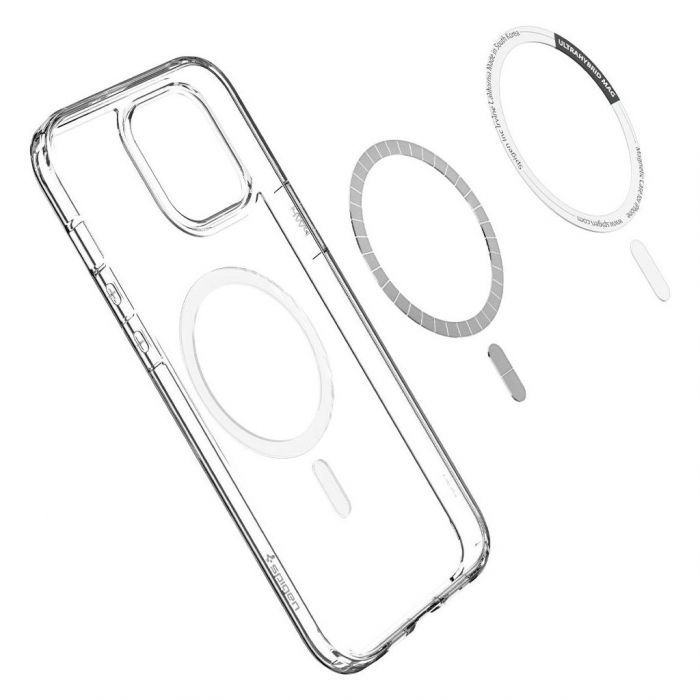 Чохол Spigen для Apple iPhone 12 Pro Max Ultra Hybrid Mag Safe, White