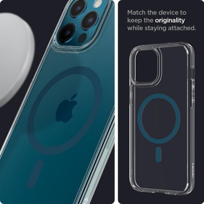 Чохол Spigen для Apple iPhone 12 Pro Max Ultra Hybrid Mag Safe, Pacific Blue