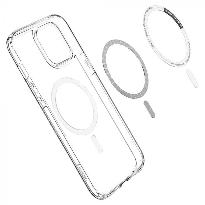 Чохол Spigen для Apple iPhone 12 / 12 Pro Ultra Hybrid Mag Safe, White