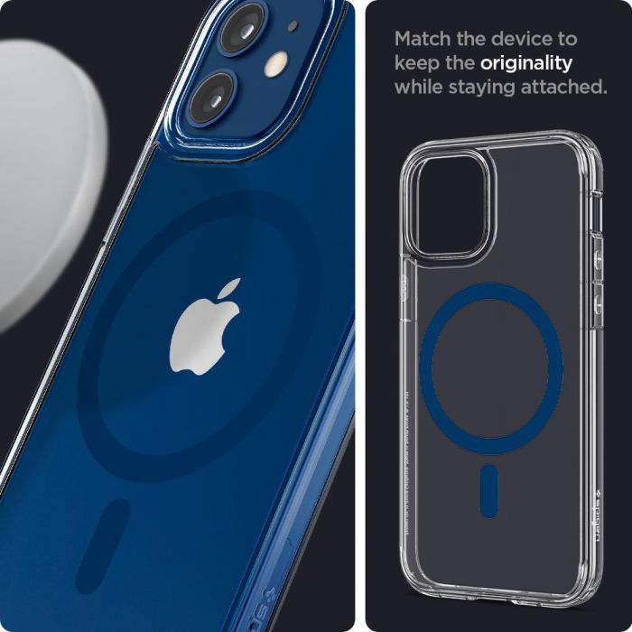 Чохол Spigen для Apple iPhone 12 / 12 Pro Ultra Hybrid Mag Safe, Blue