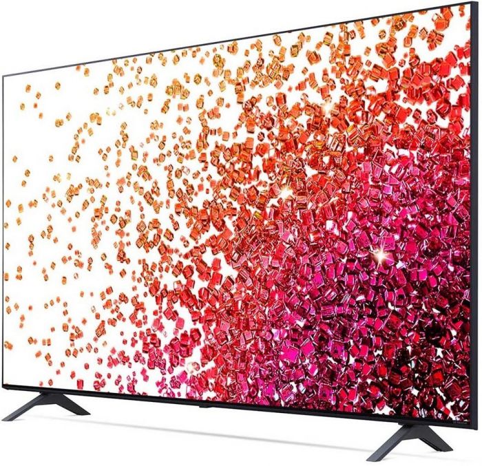 Телевiзор 65" NanoCell 4K LG 65NANO756PA Smart, WebOS, Чорний