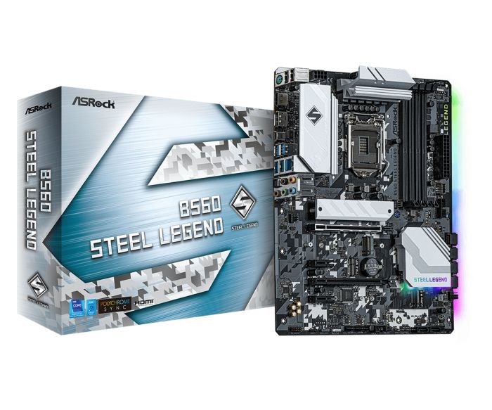 Материнcька плата ASRock B560 STEEL LEGEND s1200 B560 4xDDR4 M.2 HDMI DP ATX