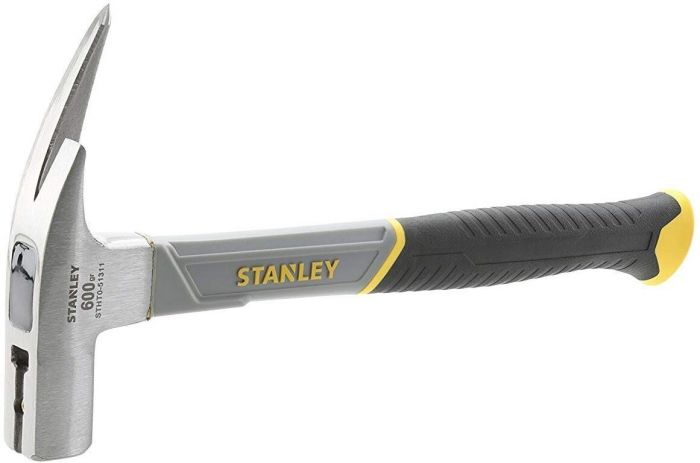 Молоток покрівельника Stanley "Fiberglass", 600г, рукоятка зі скловолокна