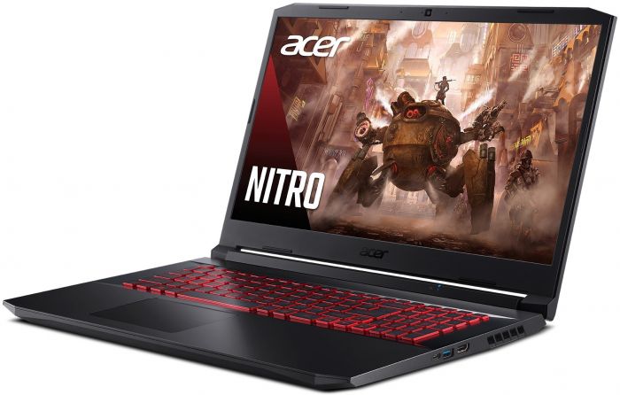 Ноутбук Acer Nitro 5 AN517-41 17.3FHD IPS/AMD R7 5800H/16/512F/NVD1650-4/Lin/Black