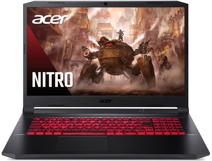 Ноутбук Acer Nitro 5 AN517-41 17.3FHD IPS/AMD R7 5800H/16/512F/NVD1650-4/Lin/Black