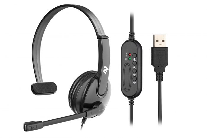 Гарнітура для ПК 2E CH12 Mono On-Ear USB