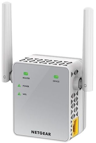 Розширювач WiFi-покриття NETGEAR EX3700 AC750, 1xFE LAN, 2x зовнішн. ант.