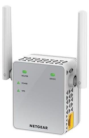 Розширювач WiFi-покриття NETGEAR EX3700 AC750, 1xFE LAN, 2x зовнішн. ант.