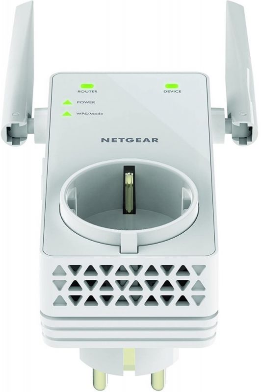 Розширювач WiFi-покриття NETGEAR EX6130 AC1200, 1xFE LAN, 2x зовнішн. ант.