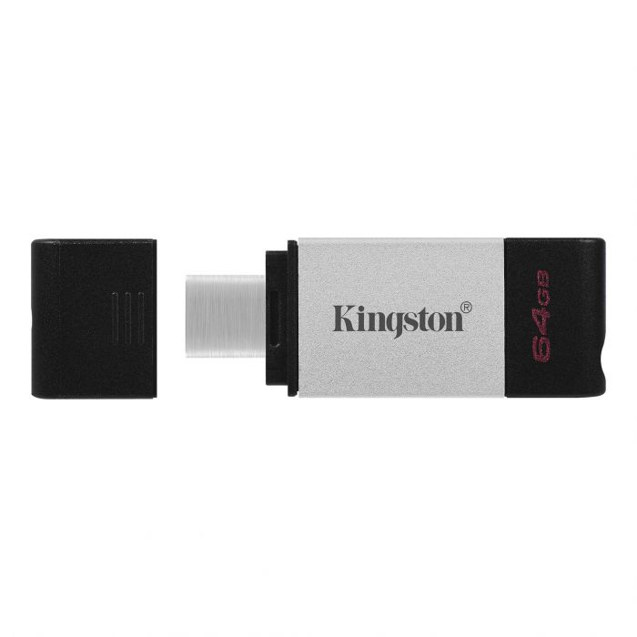 Накопичувач Kingston   64GB USB-C 3.2 Gen 1 DT80