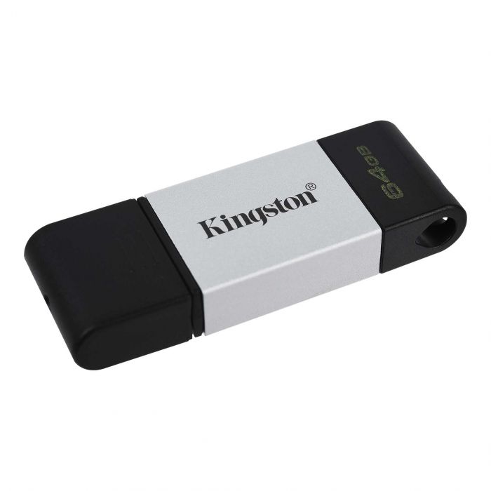 Накопичувач Kingston   64GB USB-C 3.2 Gen 1 DT80