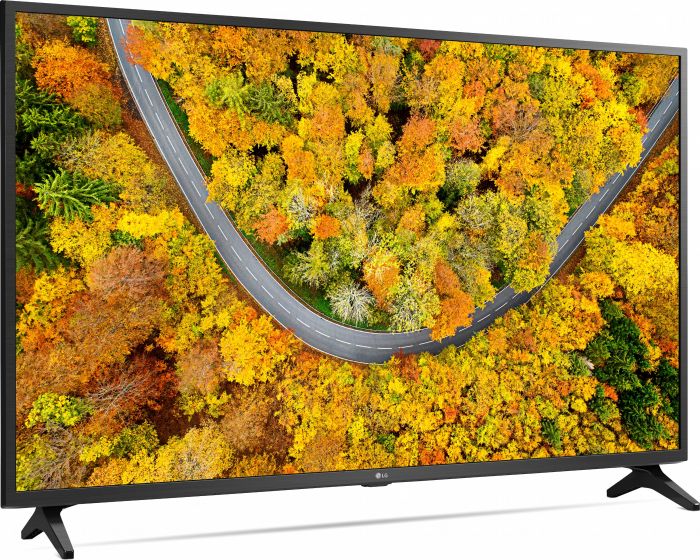 Телевiзор 50" LED 4K LG 50UP75006LF Smart, WebOS, Чорний