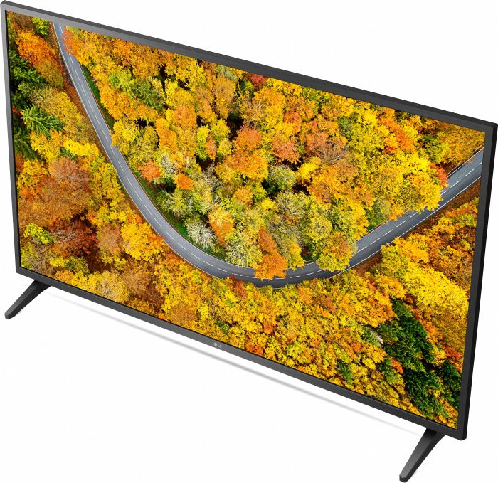 Телевiзор 50" LED 4K LG 50UP75006LF Smart, WebOS, Чорний