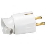 Вилка Legrand 2К+З, біла