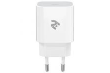 Мережевий ЗП 2Е USB-C Wall Charger PD3.0 DC5V/3A, 20W, white
