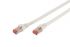 Патч-корд DIGITUS CAT 6 S-FTP, 1м, AWG 27/7, LSZH, білий