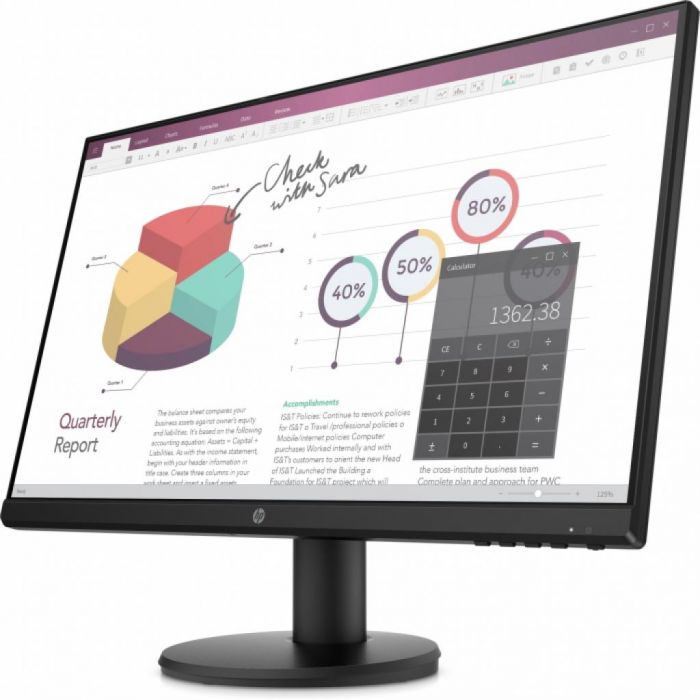 Монітор LCD 23.8" HP P24v G4, D-Sub, HDMI, IPS