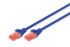 Патч-корд DIGITUS CAT 6 UTP, 0.5м, AWG 26/7, Cu, LSZH, синій