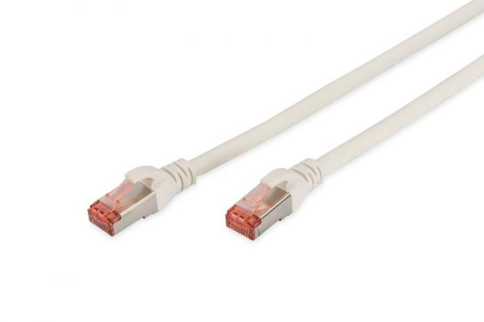 Патч-корд DIGITUS CAT 6 S-FTP, 2м, AWG 27/7, LSZH, білий